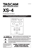Tascam XS-4 - Owners Manual 